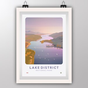 Lake District National Park - Art Print by Tiv