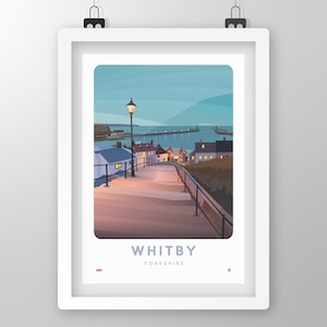 Whitby, Yorkshire - Impressão artística de Tiv
