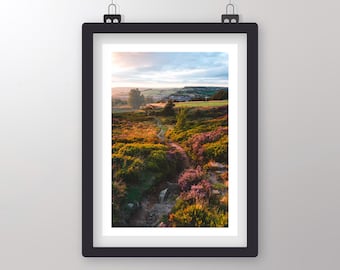 Impresión fotográfica del atardecer en Norland Path - Fotografía de paisajes