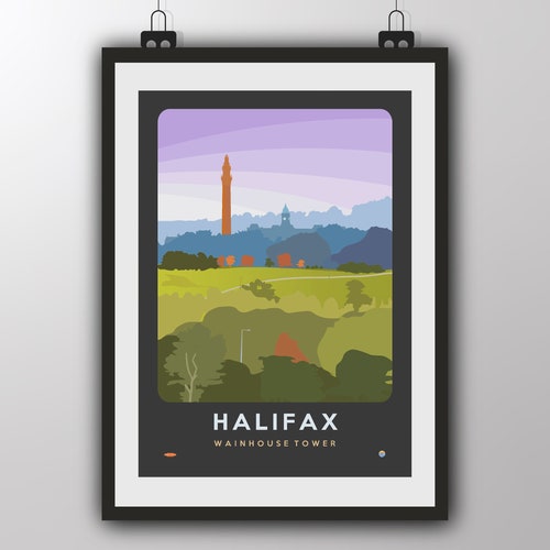 Halifax, tour Wainhouse - Impression d'art par Tiv