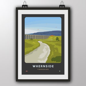 Whernside, Yorkshire, England - Art Print by Tiv
