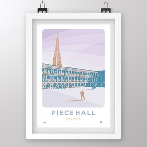 Piece Hall, Halifax , Yorkshire - Art Print by Tiv