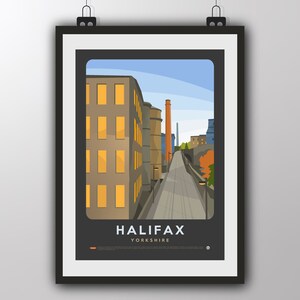 Halifax, Yorkshire – wydruk artystyczny autorstwa Tiv