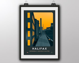 Halifax, Ruggedly Sophisticated - Art Print by Tiv