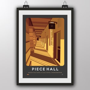 Piece Hall, Halifax , Yorkshire - Art Print by Tiv