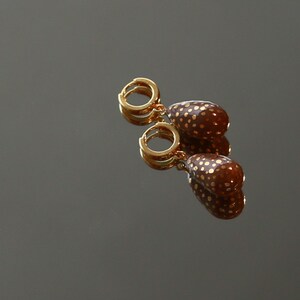 Various Colours Drop Handmade Faience ceramic luxury earrings