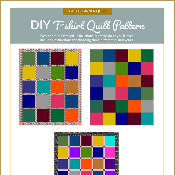 The DIY T-shirt Quilt Pattern