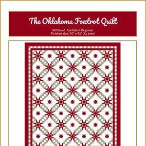 Oklahoma Foxtrot Quilt Pattern image 1