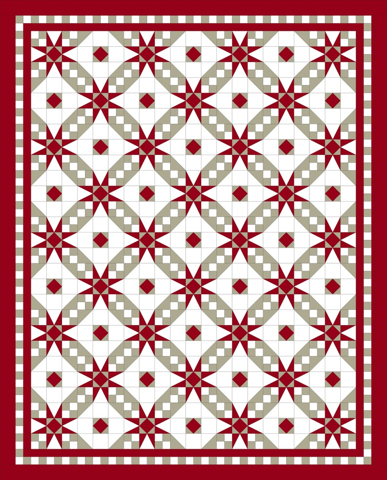Oklahoma Foxtrot Quilt Pattern image 3