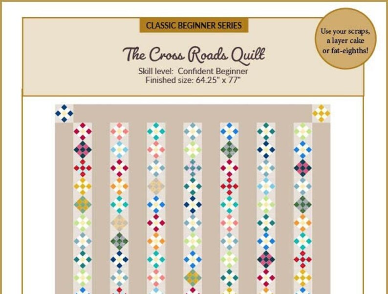 Crossroads Quilt Pattern image 1