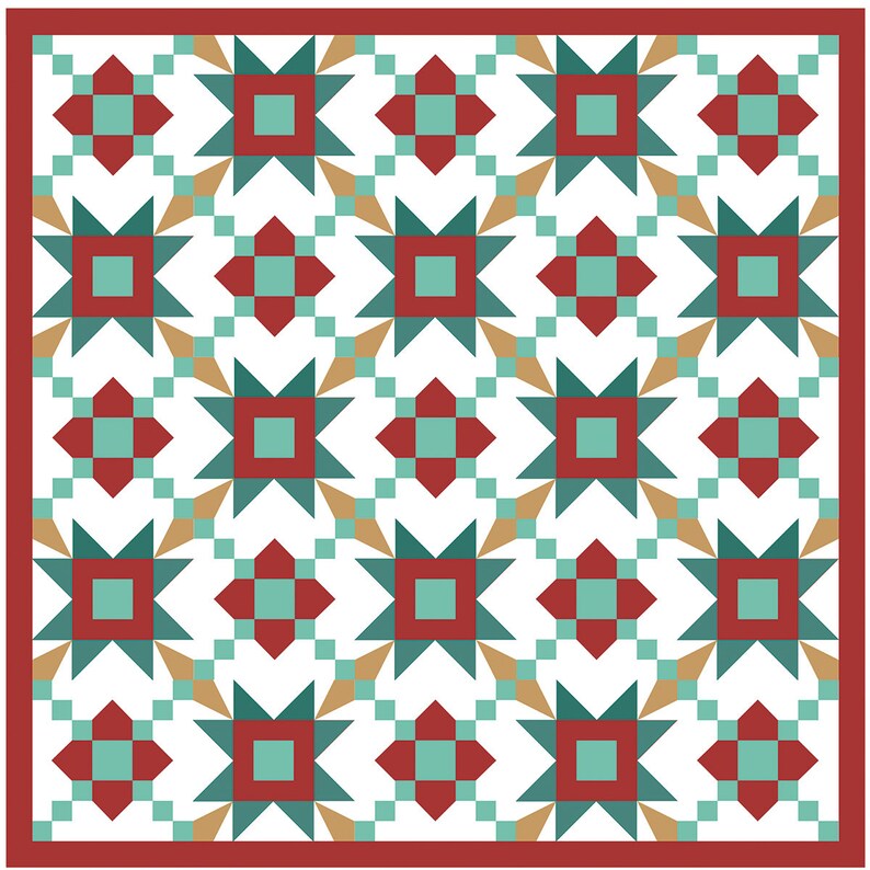 Jolly Stars Quilt Pattern image 6