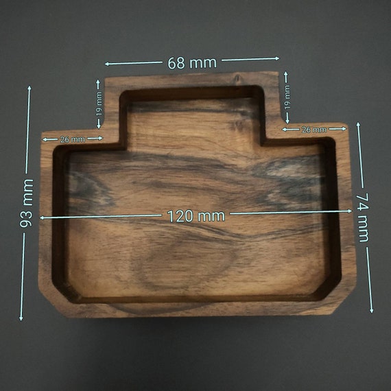 【単品】レアPROLOG x TARPtoTARP Wood Drip Tray Walnut Wood Drip Tray for Eureka Mignon Grinders / Manuale