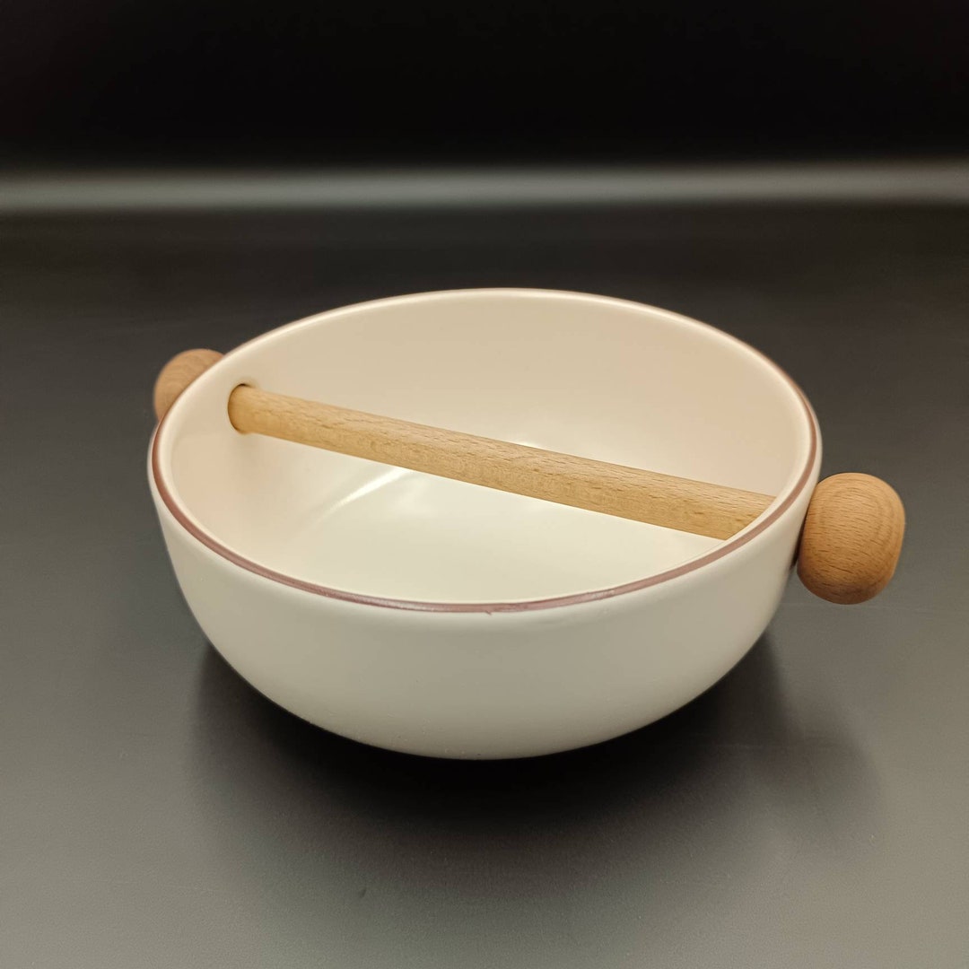 Elegant Ceramic Knock Box With Screwed Minimalist Round Knock Etsy