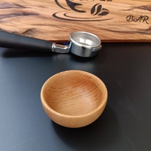 Wooden Coffee Dosing Cup-Coffee Bean Bowl-Made in Block Sycamore Wood-Food Contact Compliance-EXPRESS SHIPPING !