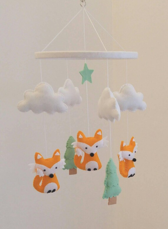 baby mobile fox