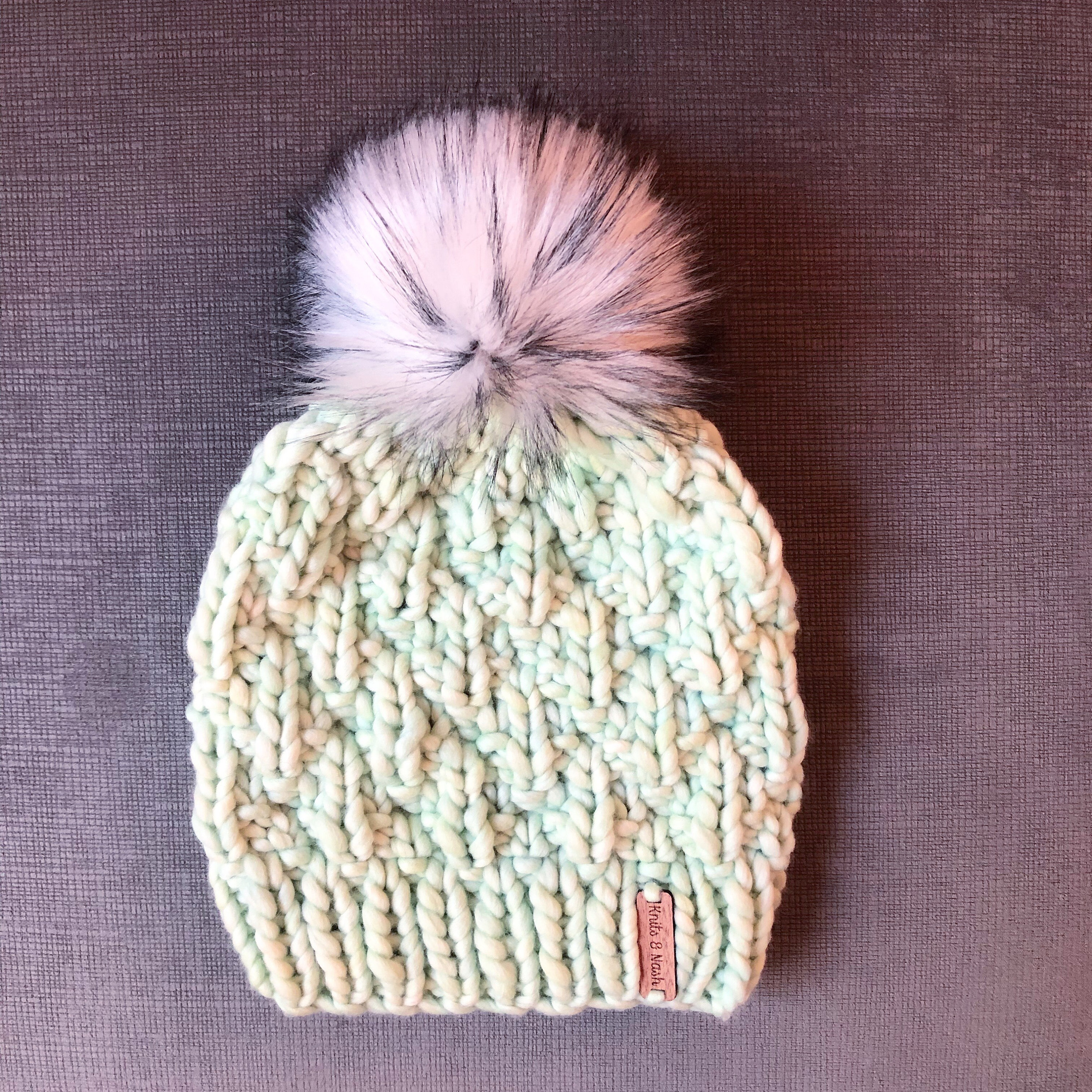 Knitting Pattern // Chunky Knit Beanie Pattern // Knitted Hat Pattern ...