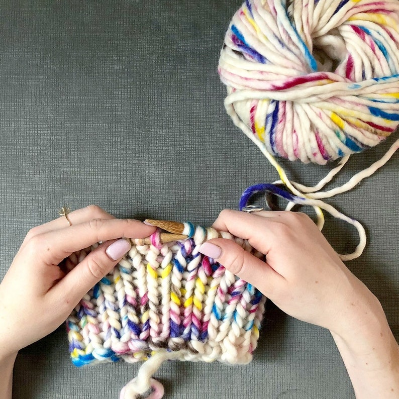 Knitting Pattern // Chunky Knit Beanie Pattern // Knitted Hat Pattern ...