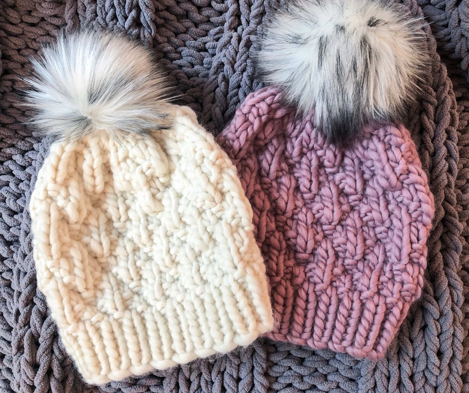 Knitting Pattern // Chunky Knit Beanie Pattern // Knitted Hat Pattern ...