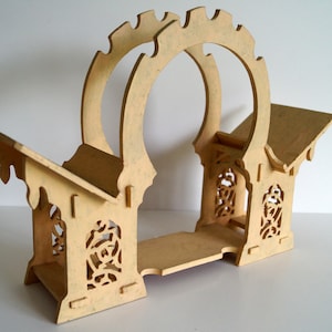 Vintage Handpainted Wooden Napkin Holder: Rustic Swedish Decor