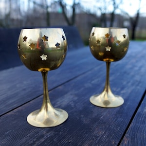 Set 2 Vintage brass candlestick. Vintage Brass Candle Holder Brass Candle Holders. Home Decor Table decoration. Wedding table centerpiece