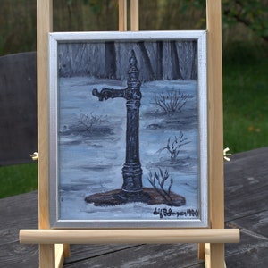Original Swedish Oil painting, Still life Landscape Painting on canvas Original signed painting Original artwork Scandinavian wall art