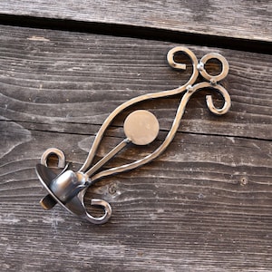 Wall Sconces for 1 candle Vintage candle holder Black Iron Wall Hanging Decor Scandinavian Design Candle Holder Wall hanging candleholder
