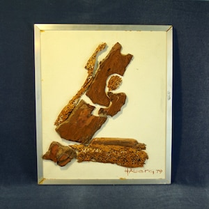 Vintage wood art, wall decor, Swedish folk art. The art of Scandinavian design.
