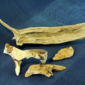 Driftwood pieces of odd shaped random drift wood, craft supplies beach wedding decor