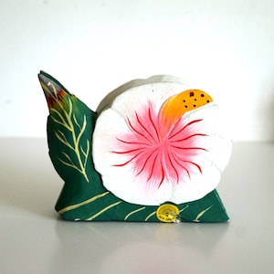 Wooden napkin holder Vintage napkin holder Handmade napkin holder Letter holder Hand painted napkin holder Famhouse Kitchen Rustic Decor