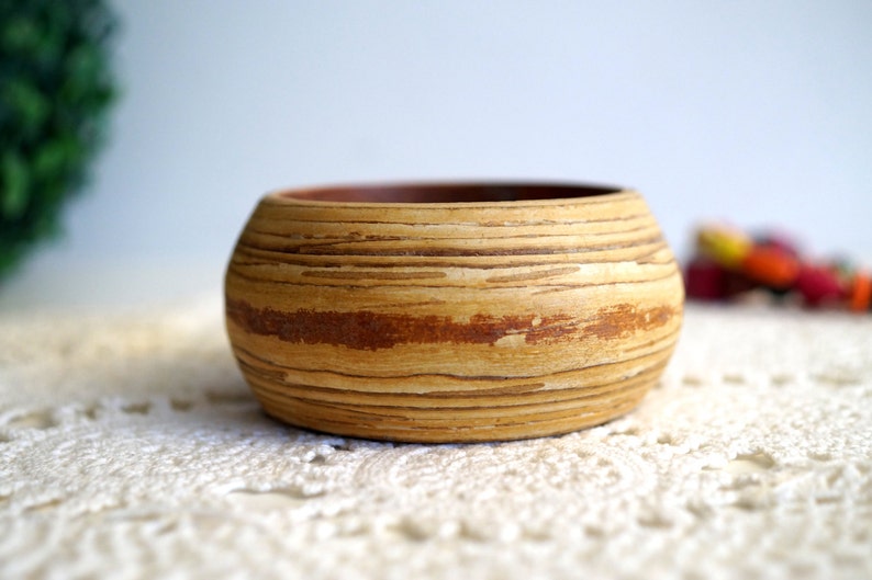 Vintage Swedish Birch Bark and wood Jewelry Box Hand Made wooden and Birch Bark Basket Organic Box Scandinavian folk art Round wooden box