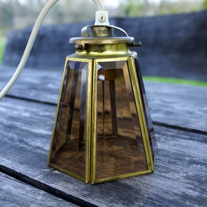 Vintage Stained Glass Pendant Lamp Shades Lights lamp Glass lampshade Stained glass Light globes Small glass lamp shade