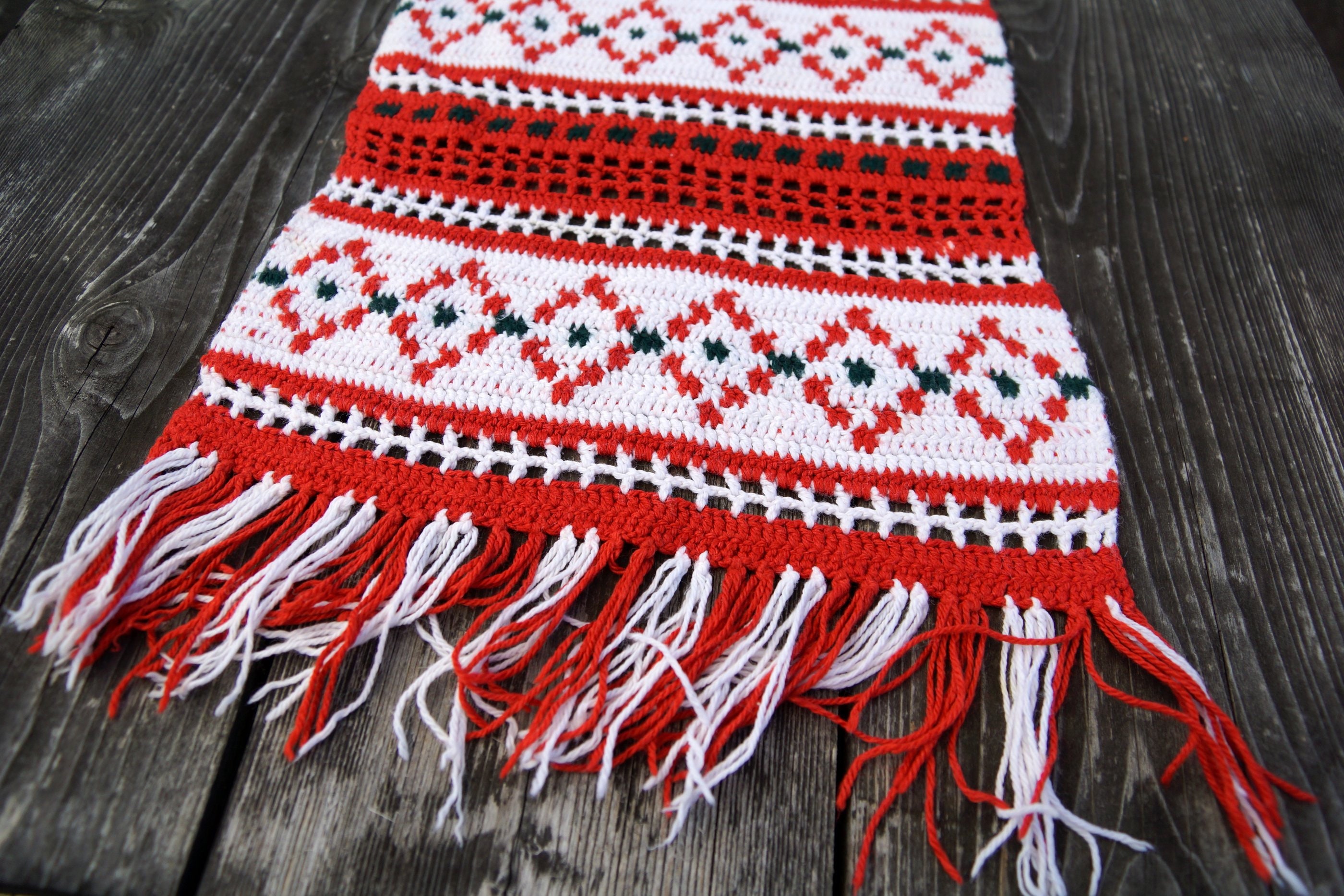 Vintage Table Runner Swedish Hand Woven Table Runner Etsy UK