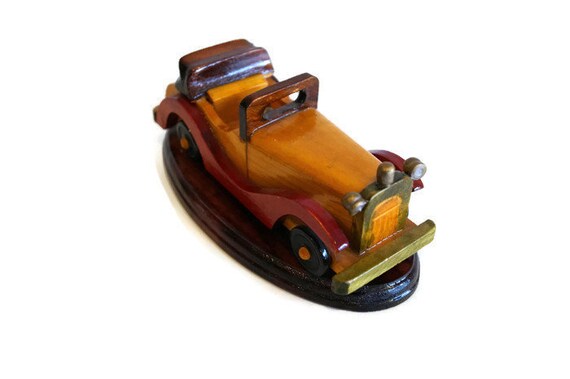 antique wooden car
