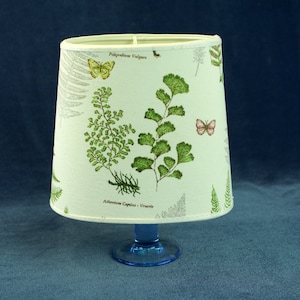 French Vintage colorful Lampshade Fabric Covered Lamp Shades Fringed Lamp Shades Boho, Shabby chic, Retro Lampshades, lamp shades