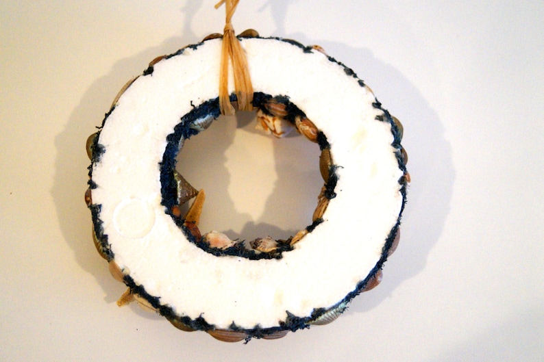 Door wreath Vintage Decoration Snails and starfish wreath Handmade Wall Hanging accent Table decor Door ornament
