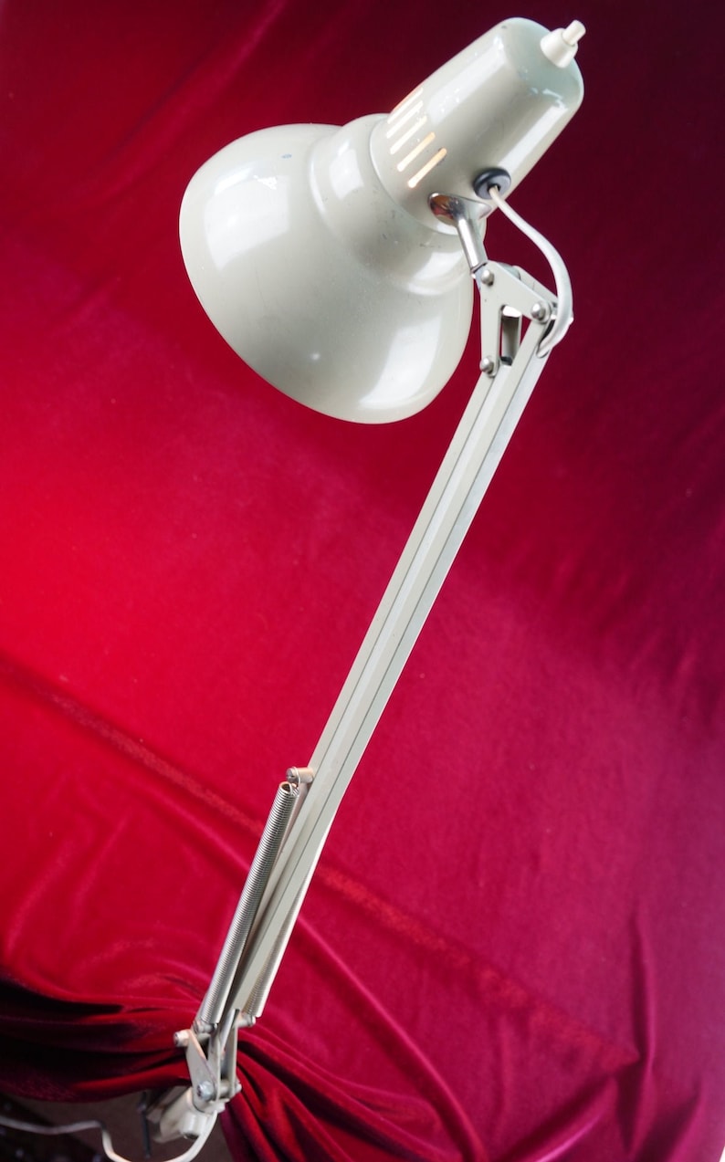 Vintage Classic Table Lamp Antique Stainless Metal Lamp Desk Etsy