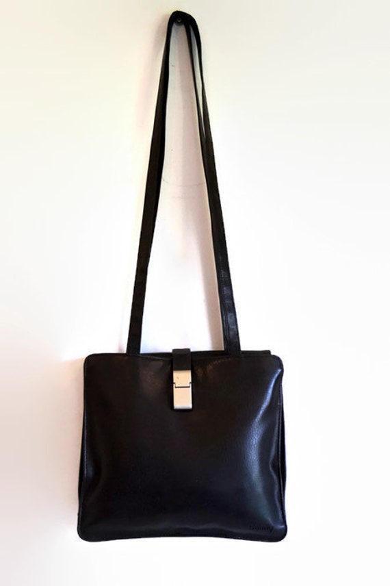 SUNNY leather bag. Vintage brown shoulder bag. Thick Genuine | Etsy