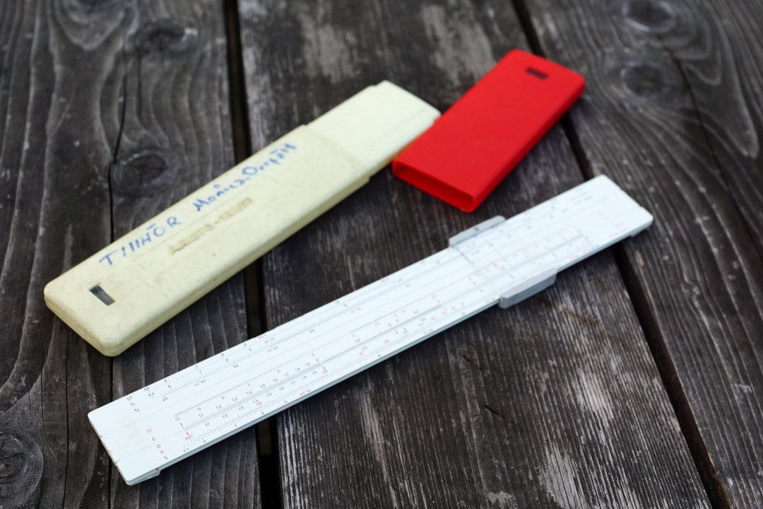Aresto Ruler Vintage Calculation Marked Aristo Calculation Logarithm Ruler With ...