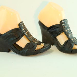 STEP shoes Womens shoes Genuine leather shoes Black color Eur size 37