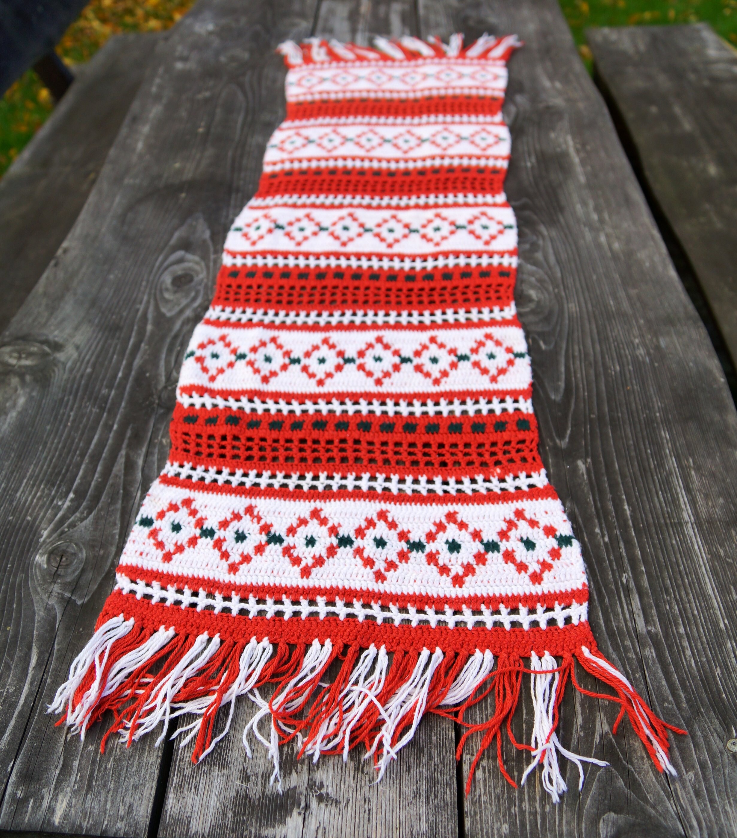 Vintage Table Runner Swedish Hand Woven Table Runner Etsy UK