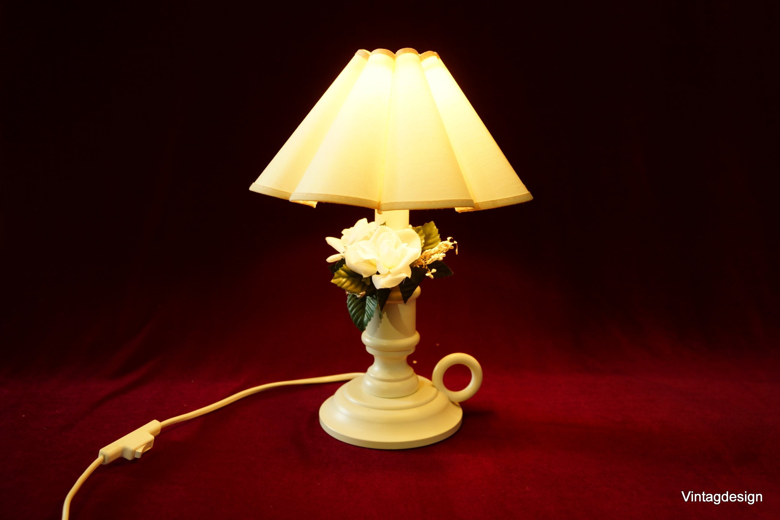 Vintage Table Lamp Antique Wooden Lamp Desk Lamp wood lamp Etsy