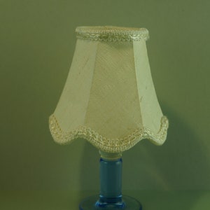 French Vintage beige Lampshades Fabric Covered Lamp Shades Fringed Lampshades  Boho, Shabby chic, Retro Lampshades, lamp shades