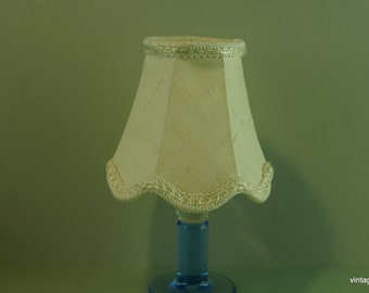 Französische Vintage beige Lampenschirme Stoffbezogene Lampenschirme Fransen Lampenschirme Boho, Shabby chic, Retro Lampenschirme, Lampenschirme