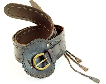 Vintage NY & Company Brass and Brown Decorative Belt New York & Company | Accessories | New York Company Womens  main image 2