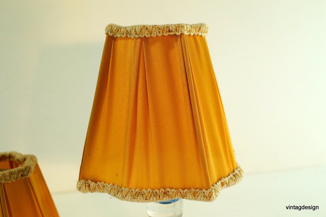 French Vintage Beige Lampshades Fabric Covered Lamp Shades Etsy