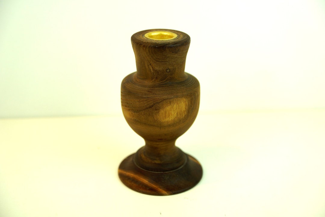 Swedish Wooden Candle Holder Handmade Natural Wood Decor. Farmhouse