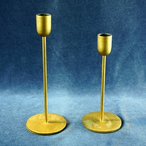 Vintage candlesticks, Set of 2 Brass CandleHolders. Home Decor Table decoration. Wedding table centerpiece