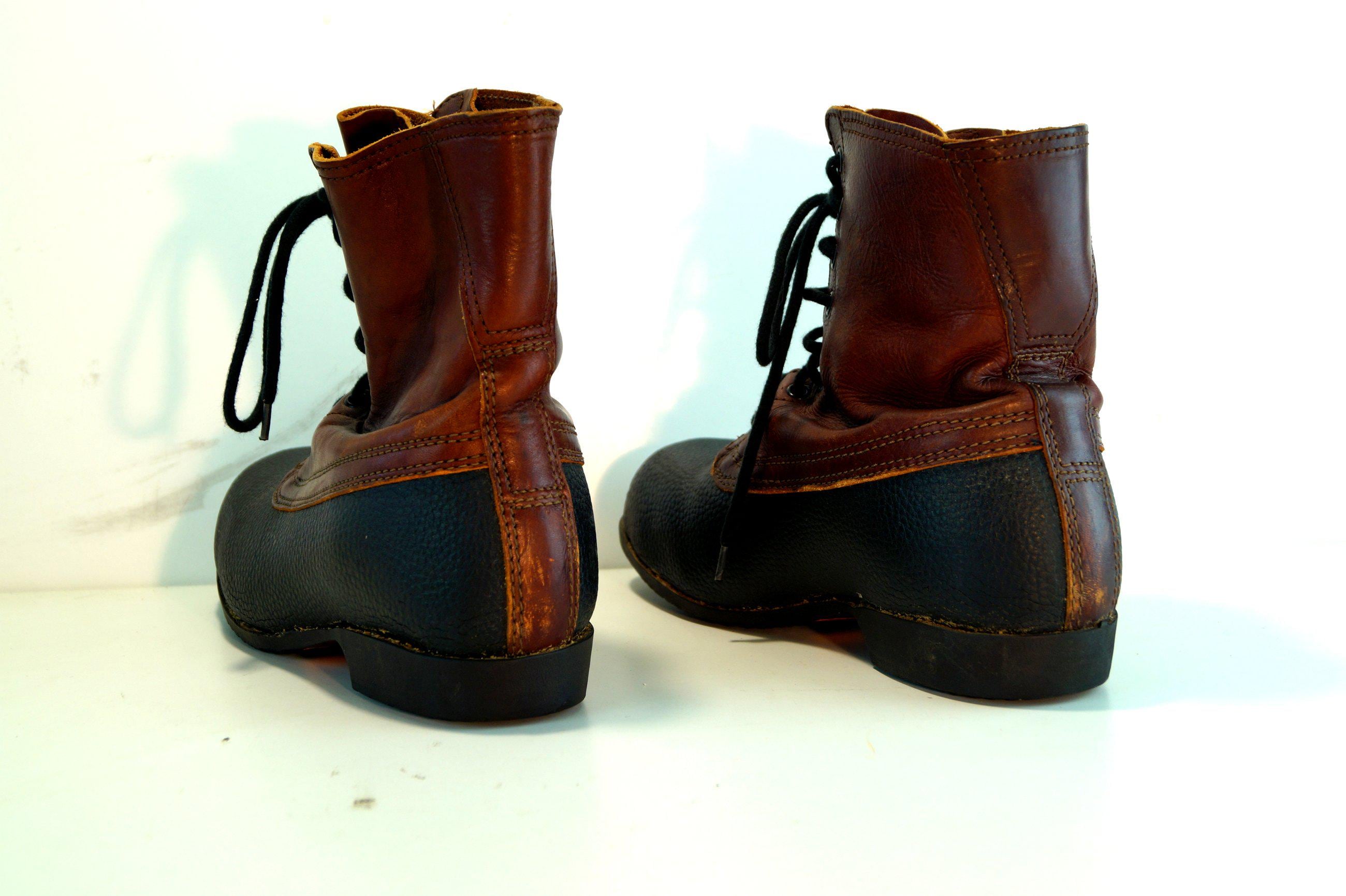 Tretorn Sweden Men\'s Black Leather High-Top Boots with Red Laces US size 11 Tretorn Brown Boots for Men for Sale | Shop New & Used Men main image 4
