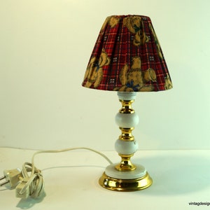 Vintage Brass Table Lamp, Antique Brass Lamp, Desk Lamp, Reading lamp, Piano lamp, Night stand lamp, Romantic light. Decorative lamp