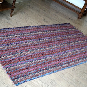 Vintage Swedish Plaid Antique Plaid Striped Woven chair cover HandmadeThrow Scandinavian Rug Cottage Floor Runner Rustic Cottage decor